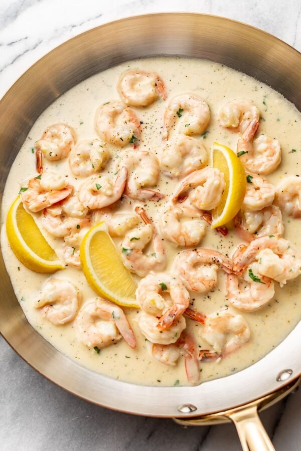 Shrimp in Cream Sauce